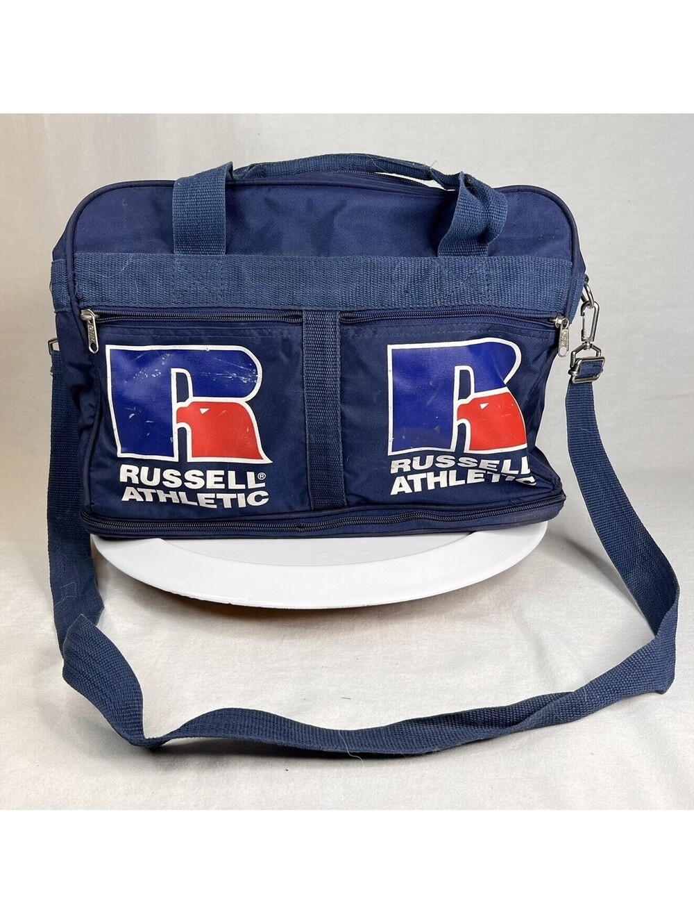 Vintage Russell Athletic Duffle Bag Gem GT (15” X 7” X 12”)